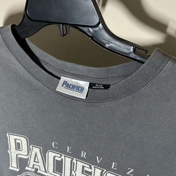 Pacifico Gray Men's T-Shirt - Picture 2 of 3